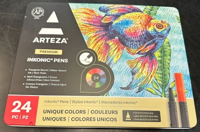 Arteza Premium Pro Series Inkonic Pens  - 24 pc Set (ARTZ-RET-50011) - Image 1 of 2