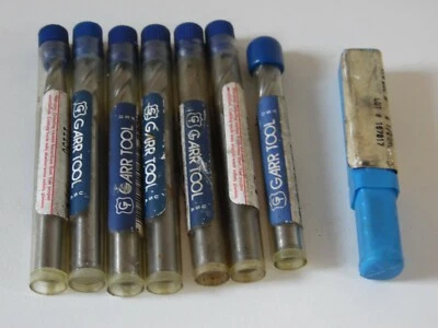 7 - Garr Carbide Square End Mills  1/4 plus on brubaker - Image 1 of 3