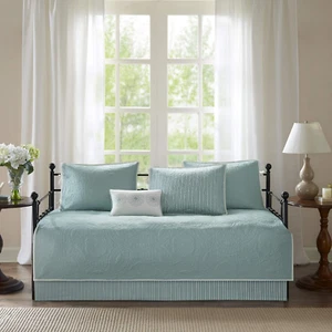 Daybed Cover Set - Trendy Design, All Season Luxury Bedding with Bedskirt, Match - Picture 1 of 8
