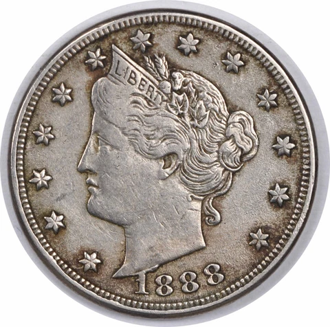 1888 Liberty Nickel VF Uncertified #138 Cover