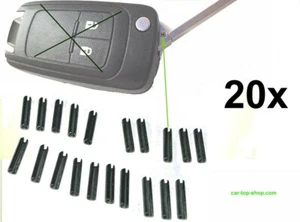 20x Spannstift Hohlsplint Stift Splint Autoschlüssel Bart Schlüssel Rohling Pin  - Bild 1 von 4