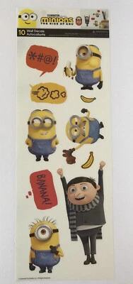 Pegatinas de pared Minions The Rise Of Gru 10 calcomanías de pared nuevas Foto 1 de 4
