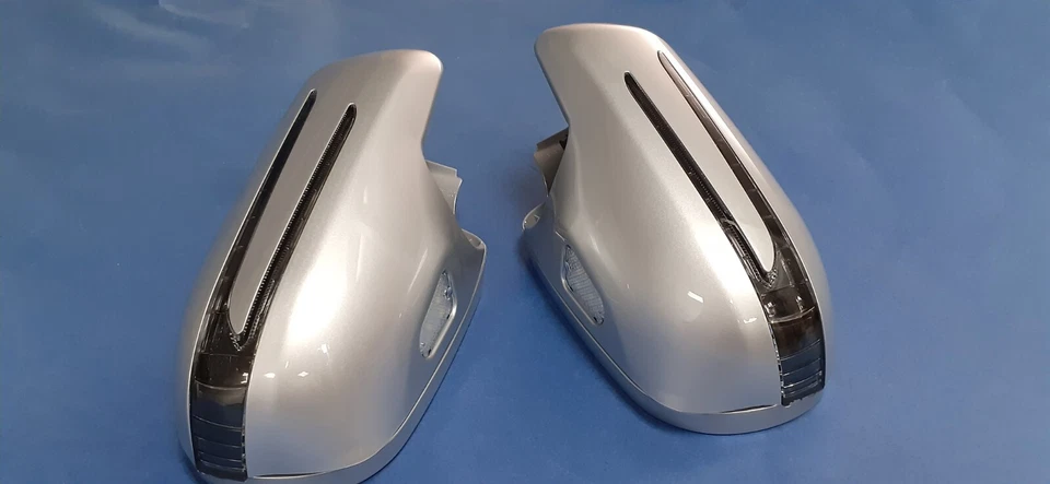 2 FUNDAS FLECHAS LED PLATEADAS PARA MERCEDES BENZ R171 CLASE SLK 2005-2008 Foto 1 de 4