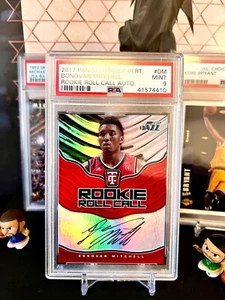 ⭐️ DONOVAN MITCHELL 2017 PANINI CERTIFIED ROOKIE #263 PSA 9 MINT AUTO RC SP  🔥 - Picture 1 of 3