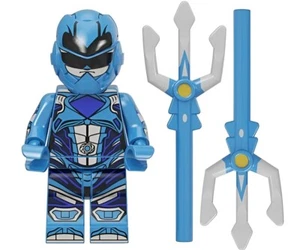 Blue Ranger Power Rangers Movie Custom Minifigure - Picture 1 of 1