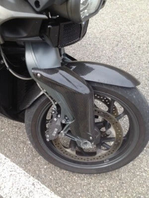 Fundas horquilla BMW K1300R 100% carbono brillante Foto 1 de 3