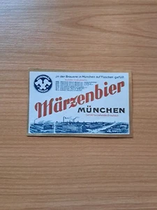 ☆☆Bieretikett Hackerbräu München um 1920☆☆ - Bild 1 von 2