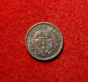 Prussia 1867 B Pfennig Copper Coin KM#480 T4207 - Picture 1 of 2
