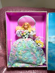 1994 Spring Bouquet Barbie Enchanted Seasons Collection, Limited Ed. #12989 NRFB - Picture 1 of 5