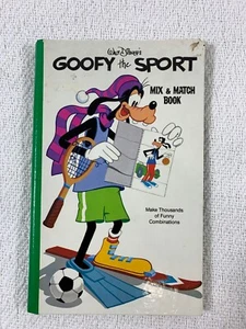 Goofy The Sport Mix and Match Book Vintage Walt Disney Book 1979 - Picture 1 of 12