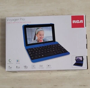 RCA Voyager Pro 7in 16GB HDD 1GB RAM Wi-Fi Android Tablet - Blue - Picture 1 of 6