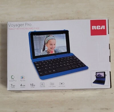 RCA Voyager Pro 7in 16GB HDD 1GB RAM Wi-Fi Android Tablet - Blue - Image 1 of 4