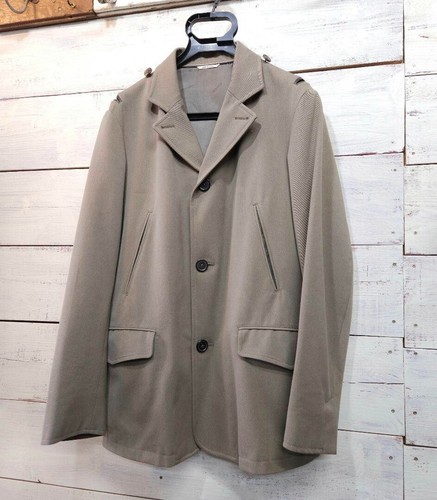 HERMÈS HERMES Giacca Blusa Uomo Sartoriale Ufficiale Taglia 48 Autentica