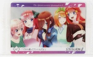 The Quintessential Quintuplets Wafer Card Vol.2-11S Bandai Made in Japan - Picture 1 of 4