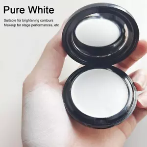 White Makeup Foundation Cream Concealer Cosplay White Face Make-Up Zombie C7C4 - Picture 1 of 8