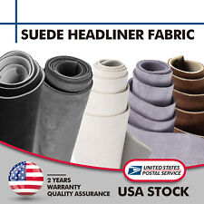 Suede Headliner Fabric Foam-Backed Car Roof Liner Ceiling Upholstery Door Dash