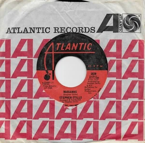 STEPHEN STILLS Marianne / Nothin' To Do But Today original 45 from 1971 CS&N - Picture 1 of 1
