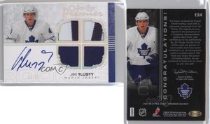 2007-08 O-Pee-Chee Premier Silver Spectrum /35 Jiri Tlusty #124 Rookie RC