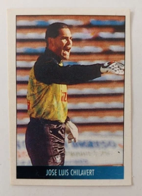 1995 Cromy Fútbol Argentina José Luis Chilavert Pegatina Vélez-Paraguay #107 Foto 1 de 2