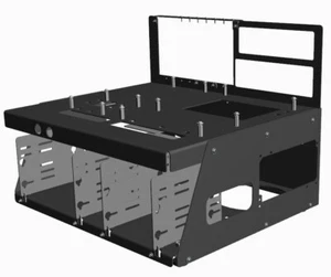 BEST OPEN PC case P-CASE 10 ATX RAL - ral sheet , test bench / RAW HARDWARE - Zdjęcie 1 z 24