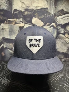Home Plate Of The Brave Hat Cap Adjustable Baseballism Flagman Flag 7 1/2 - Picture 1 of 6