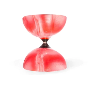 SUNDIA Shining Series - Professional Triple Bearing Diabolo - Marble/Red - Picture 1 of 6
