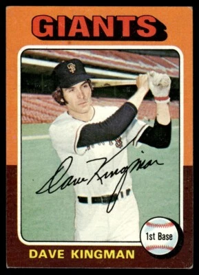 1975 Topps Dave Kingman San Francisco Giants #156 - Image 1 of 2