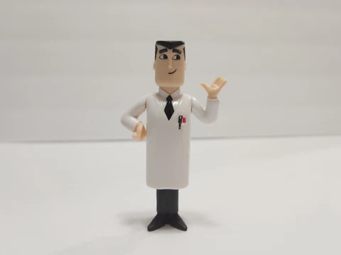 2016 Professor Utonium Powerpuff Girls Plastic PVC 3.5" Spin Master Figure Cover