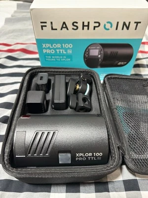 Flashpoint Flash XPLOR 100 Pro TTL R2 Monolight, Negro, 100w 2.4G TTL Portátil Foto 1 de 4