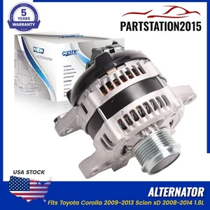 New 110A Alternator for 2009-2013 Toyota Corolla 2008-2014 Scion xD L4 1.8L - Picture 1 of 9