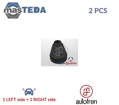 D8606 CV JOINT BOOT KIT PAIR TRANSMISSION END AUTOFREN SEINSA 2PCS NEW - Image 1 of 4