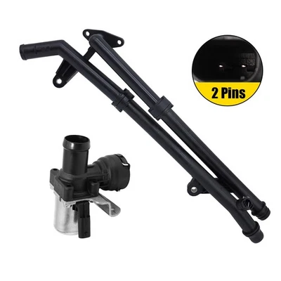 1PC Water Coolant Pump Pipe & 1 Water Pump For Mercedes-Benz 2012-2015 Foto 1 de 4