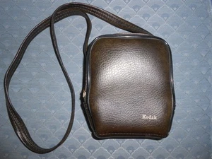 Vintage Kodak Soft Padded Camera Case with Strap, Brown Vinyl, 6" x 4.5" x 3" - Picture 1 of 3