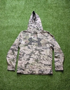 Under Armour Hoodie Mens Medium Camo Storm Sweatshirt Cold Gear Hunting - Picture 1 of 9