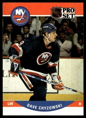 1990-91 Pro Set Dave Chyzowski Rookie New York Islanders #483 - Image 1 of 2