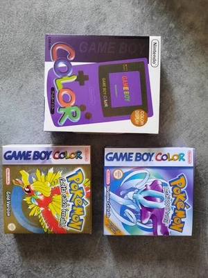 Lotto Gameboy - Game Boy Color + Pokemon Cristallo + Pokemon Oro - Immagine 1 di 4