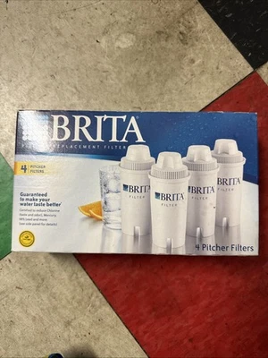 Brita Standard Water Filter Replacements 4 Pack Genuine OEM For Water Pitcher - Image 1 of 3