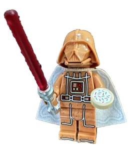 Lego Gingerbread Darth Vader Minifigure 40806 W/ Lightsaber & Sugar Cookie - Picture 1 of 2