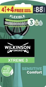Wilkinson Sword Xtreme 3 Sensitive Einwegrasierer mit 3 weichen Klingen und A... - Bild 1 von 7