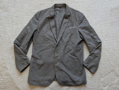 J Crew Thompson Blazer Mens 42 Gray Cotton Unstructured Sport Coat Casual - Image 1 of 4