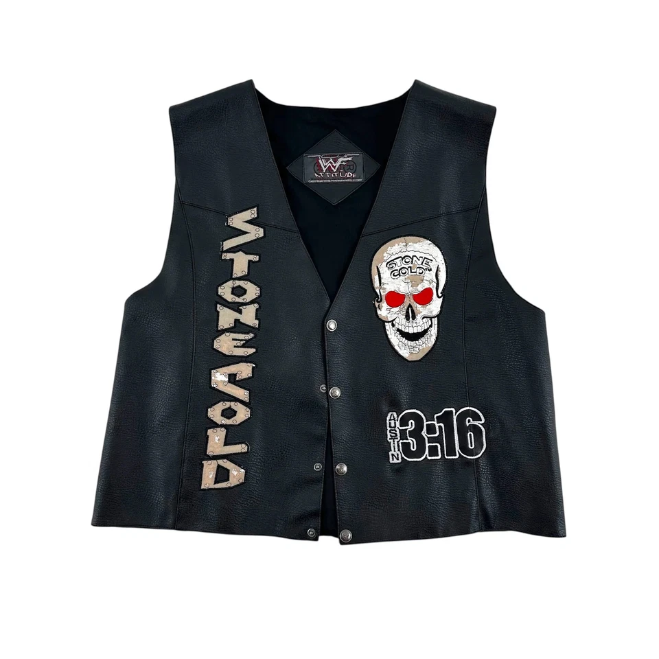 Chaleco Steve Austin Stone Cold Original De Colección - M Foto 1 de 1