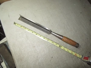 vintage Lakeside Timber framing 1'' Corner chisel length 15 3/8'' great tool - Picture 1 of 19