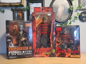 Cinema Of Fear 9" Freddy Krueger & Halloween Michael Myers + 12" FREDDY KRUEGER - Bild 1 von 4