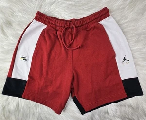 VNTG Nike Air Jordan Sweatshorts Herren Gr. (M) rot Jumpman Kordelzug Logo - Bild 1 von 11