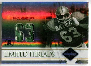 2004 Leaf Limited Mike Singletary "63" Threads Jersey Numbers Rare SP #/63 - Bild 1 von 2