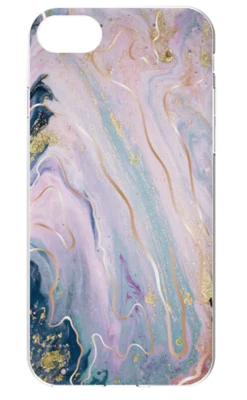Karma by Body Glove Marble Purple Case - for Apple iPhone 7 & 8 - New - Image 1 of 3