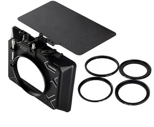 HONTOO 4*4 /4*5.65 Light weight Carbon Fiber Matte box For BMPCC 4K 6K GH4 GH5 - Picture 1 of 8