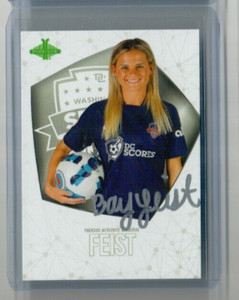 BAYLEY FEIST 2022 Parkside SS-BF NWSL SILVER INK AUTOGRAPH SPIRIT AUTO