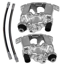 2x BREMSSATTEL + BREMSSCHLÄUCHE HINTEN passend für PEUGEOT 406 + COUPE + BREAK