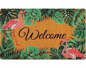 Kokos Fußmatte Welcome Fußmatte Fußmatte Outdoor Zitrone Türmatte Rutschfest Willkommen... - Bild 1 von 7